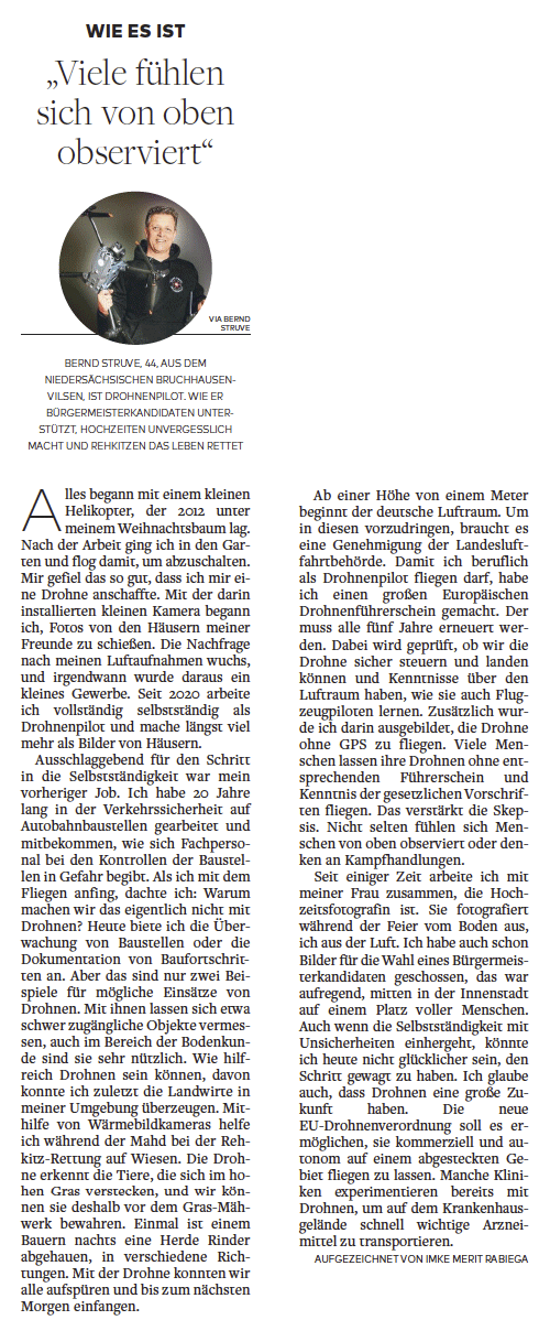 Beitrag in Kreiszeitung Syke Hoya vom 14.04.2022